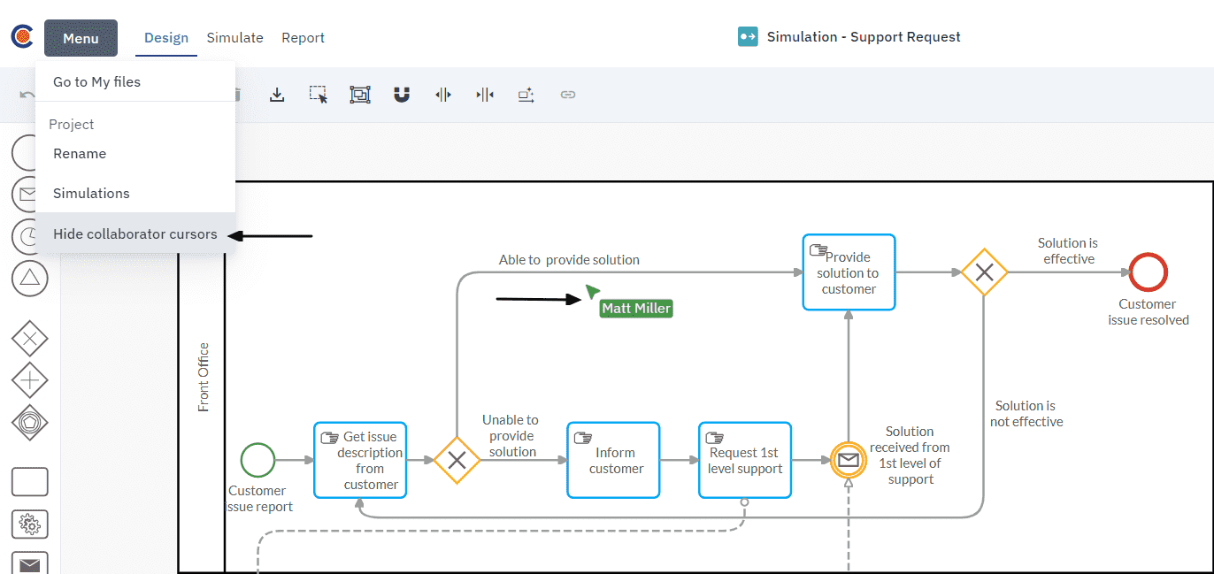 real-time collaboration in Cardanit